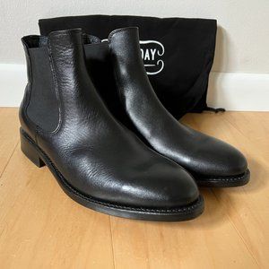 Thursday Boots Cavalier Chelsea boot in black leather (9D, see notes)